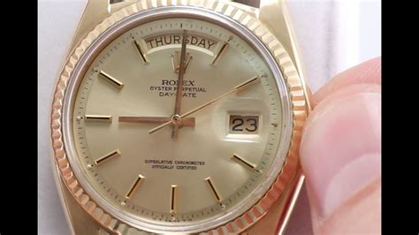 rolex date adjust antique gold closing mechanisms|how to set time on Rolex.